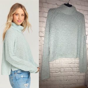 Show Me Your Mumu Maurice Knit Mint Sweater